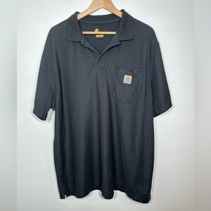 Men’s Carhartt Black Original Fit‎ Polo Size XL